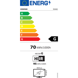 Hisense 50" 50A6K 4K UHD Smart LED TV