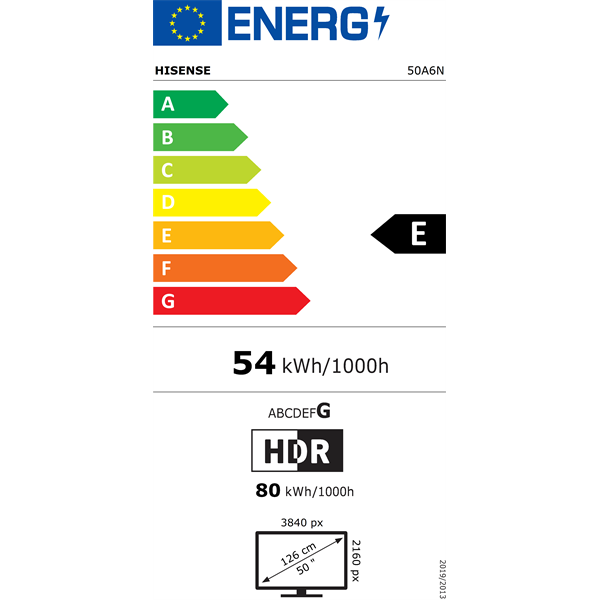 Hisense 50" 50A6N 4K UHD Smart LED TV