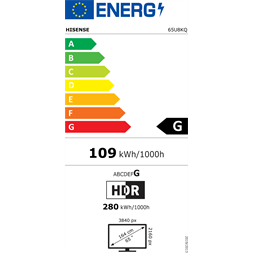 Hisense 65" 65U8KQ 4K UHD Smart ULED TV