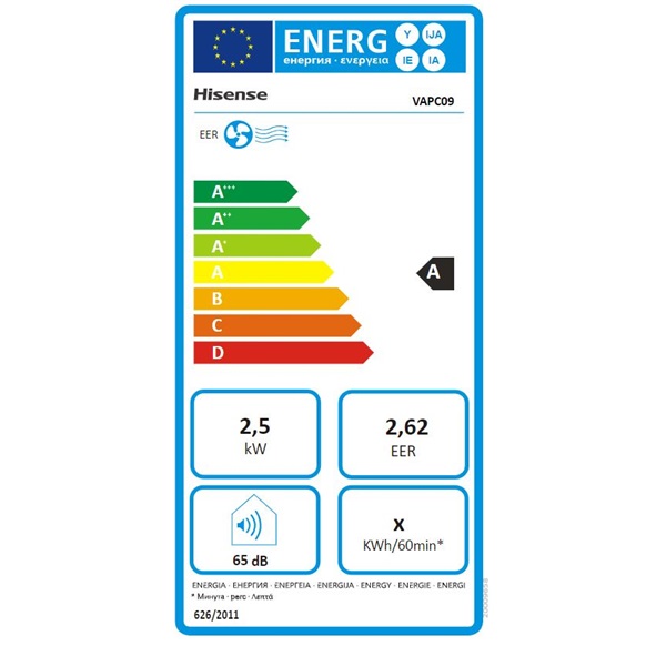 Hisense VAPC09 mobil klíma