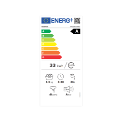 Hisense WF3S8043BB3 elöltöltős mosógép