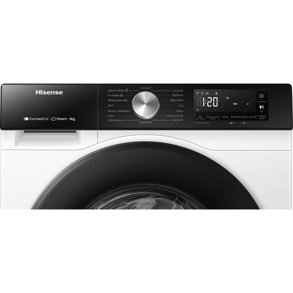 Hisense WF3S8043BW3 elöltöltős mosógép