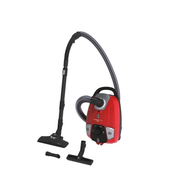 Hoover HE310HM 011 piros-szürke porzsákos porszívó