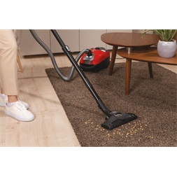 Hoover HE310HM 011 piros-szürke porzsákos porszívó