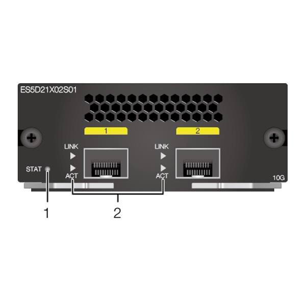 Huawei ES5D21X02S01 2x 10GbE SFP+ interface kártya