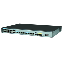 Huawei S5720-28X-PWR-LI-ACF 24GbE PoE+ LAN 4x10GbE SFP+ 740W PoE+ L3 menedzselhető switch