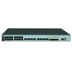 Huawei S5720-28X-PWR-LI-ACF 24GbE PoE+ LAN 4x10GbE SFP+ 740W PoE+ L3 menedzselhető switch