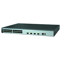 Huawei S5720-28X-PWR-LI-AC 24xGbE PoE+ LAN 4x10GbE SFP+ 370W PoE+ L3 menedzselhető switch