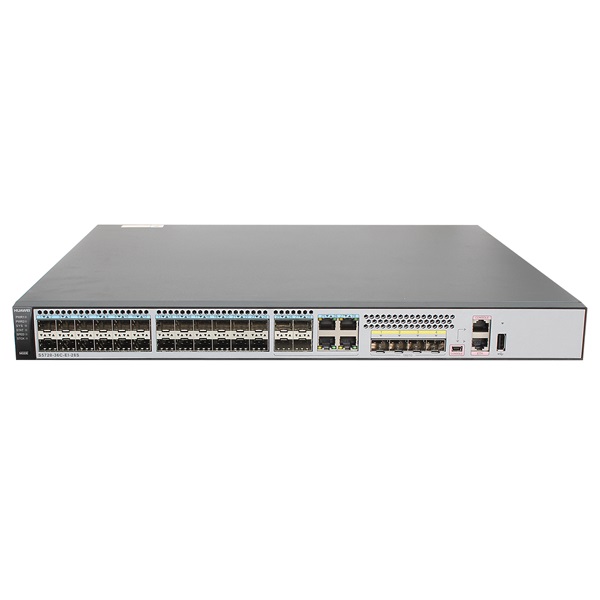 Huawei S5720-36C-EI-28S bundle 24xGbE SFP 4xGbE Combo RJ45/SFP 4x10GbE SFP+ L3 menedzselhető switch