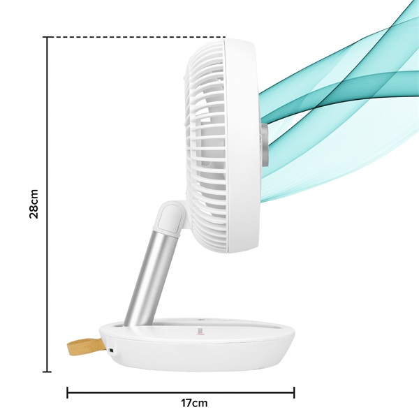 Humanas F01 fehér vezeték nélküli ventilátor