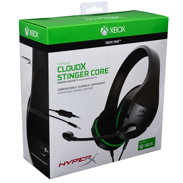 HyperX CloudX Stinger Core (Xbox Licensed) 3,5 Jack fekete gamer headset