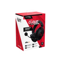 HyperX Cloud Core Wireless fekete gamer headset