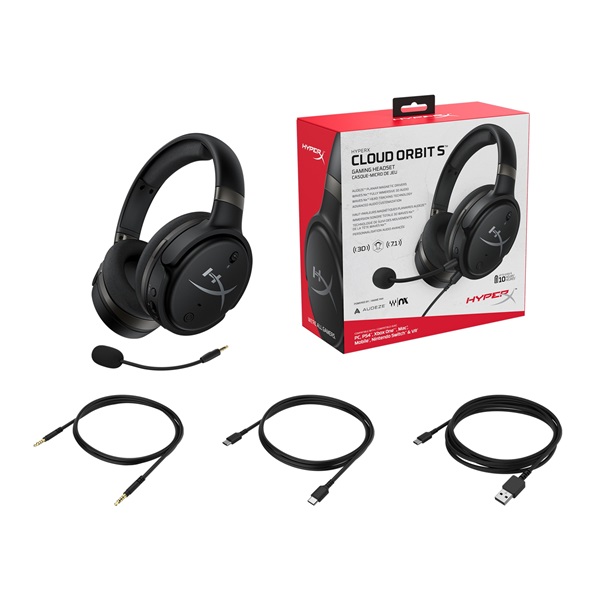 HyperX Cloud Orbit S Fekete gamer headset