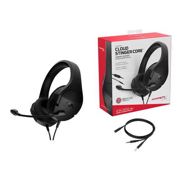 HyperX Cloud Stinger Core 7.1 PC vezeték nélküli gamer headset