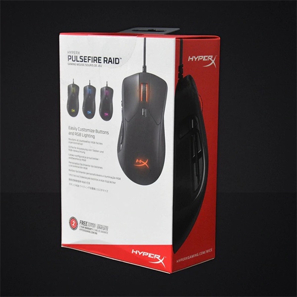 HyperX Pulsefire Raid fekete gamer egér