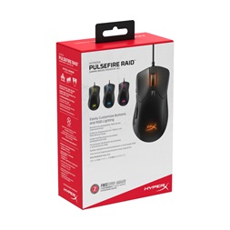 HyperX Pulsefire Raid fekete gamer egér