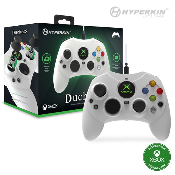 Hyperkin M01618-WH Duchess Xbox Series|One/Windows 11|10 fehér Xbox liszenszelt vezetékes kontroller