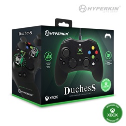 Hyperkin M01618-BK Duchess Xbox Series|One/Windows 11|10 fekete Xbox liszenszelt vezetékes kontroller