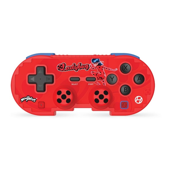 Hyperkin M01328-MTLB Pixel Art Miraculous Nintendo Switch/PC/Mac/Android "Katicabogár" BT kontroller