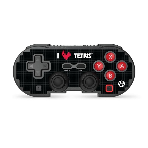 Hyperkin M01328-TEHD Pixel Art Tetris Nintendo Switch/PC/Mac/Android "Heart Drop" BT kontroller