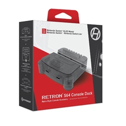 Hyperkin M07390-SG RetroN S64 Nintendo Switch Füstszürke dokkoló