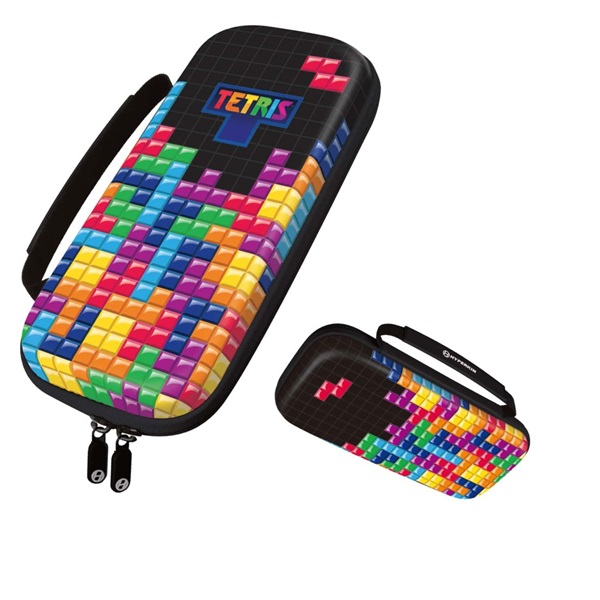 Hyperkin M07541-TETS Tetris EVA Nintendo Switch/Switch OLED/Switch "Tetrimino Stack" erősített utazótok