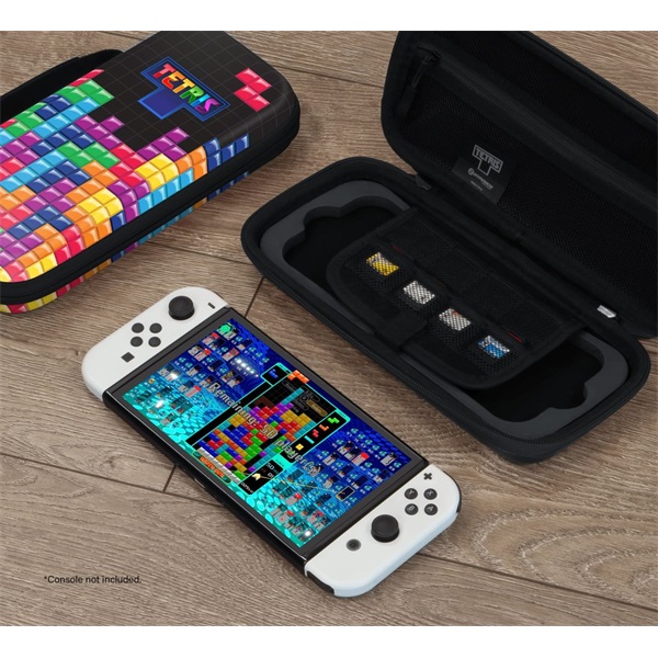 Hyperkin M07541-TETS Tetris EVA Nintendo Switch/Switch OLED/Switch "Tetrimino Stack" erősített utazótok