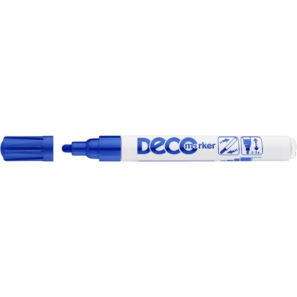 ICO Deco Marker kék lakkmarker