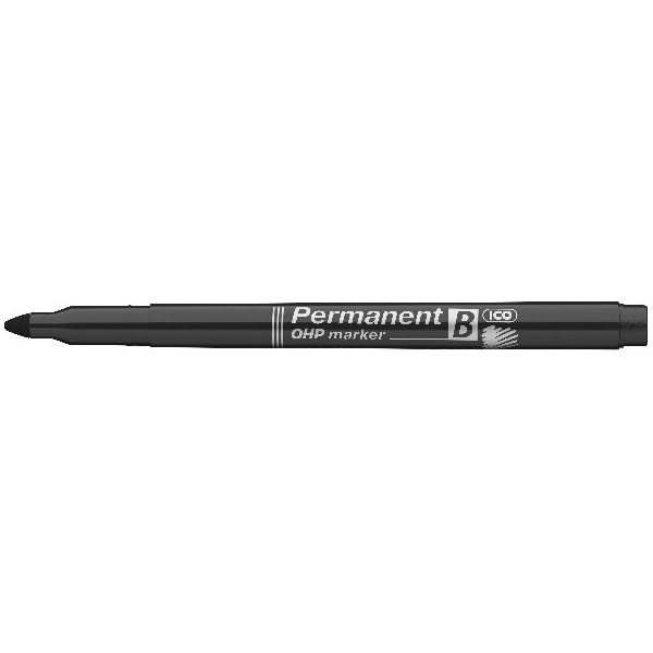 ICO OHP B 2-3mm fekete permanent marker