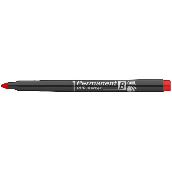 ICO OHP B 2-3mm piros permanent marker