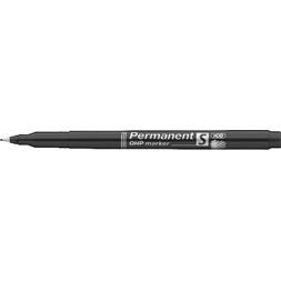 ICO OHP S 0,3mm fekete permanent marker