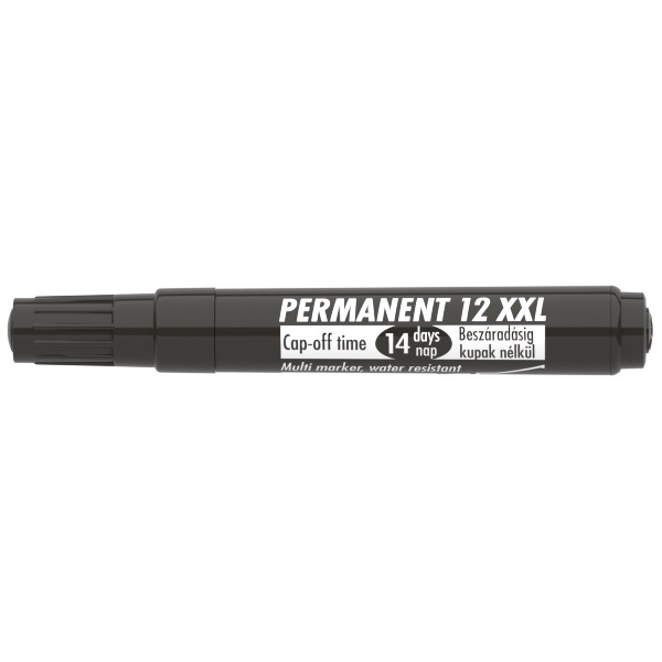 ICO Permanent 12 XXL fekete marker