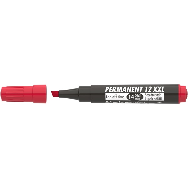 ICO Permanent 12 XXL piros marker