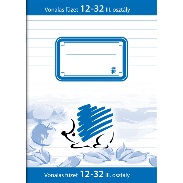 ICO Süni A5 12-32 3.osztályos vonalas füzet