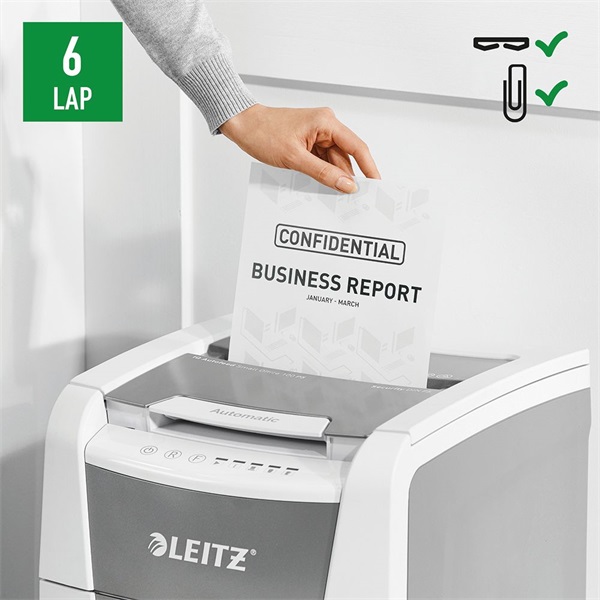 Leitz IQ AutoFeed SmallOffice 100 P5 Pro automata iratmegsemmisítő