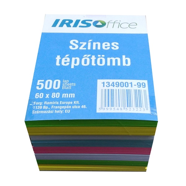 IRISOffice 6x8x5cm több színű tépőtömb