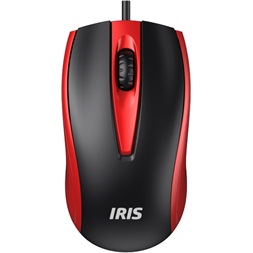 IRIS E-17 USB piros egér