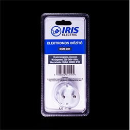 IRIS Electric IEMT-001 fali elektromos mechanikus időzítő IP20