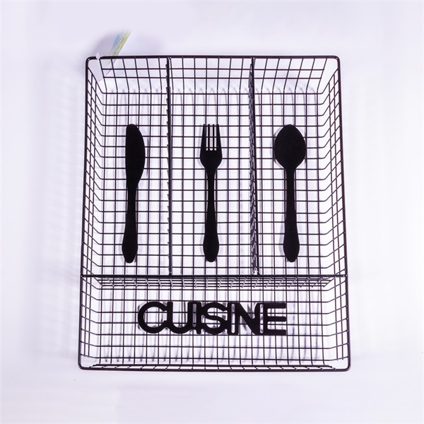 IRIS KT-210 CUISINE fémrácsos evőeszköztartó 32cmx26cmx4.5cm