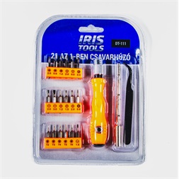 IRIS TOOLS DT-111 21 az 1-ben csavarhúzó