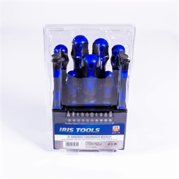 IRIS TOOLS DT-21-128 21 darabos csavarhúzó készlet