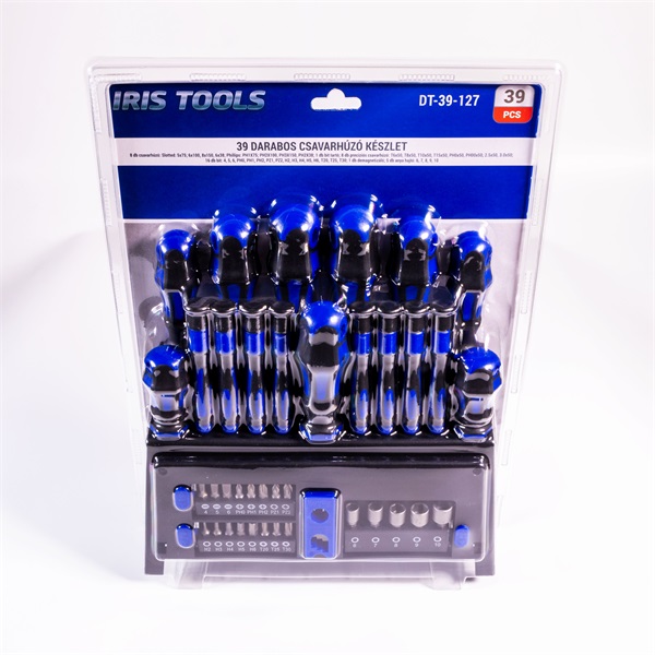 IRIS TOOLS DT-39-127 39 darabos csavarhúzó készlet