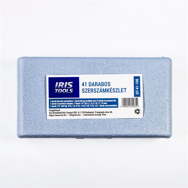 IRIS TOOLS DT-41-106 41 darabos szerszámkészlet