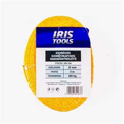 IRIS TOOLS ITOCSC-3M-500 egyrészes szorítókapcsos rakományrögzítő 500 kg, 3 m, 25 mm