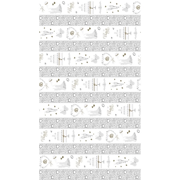 IRIS tekercses csomagoló papír, karácsony, különböző mintákkal, 200x70cm, 60g/m2