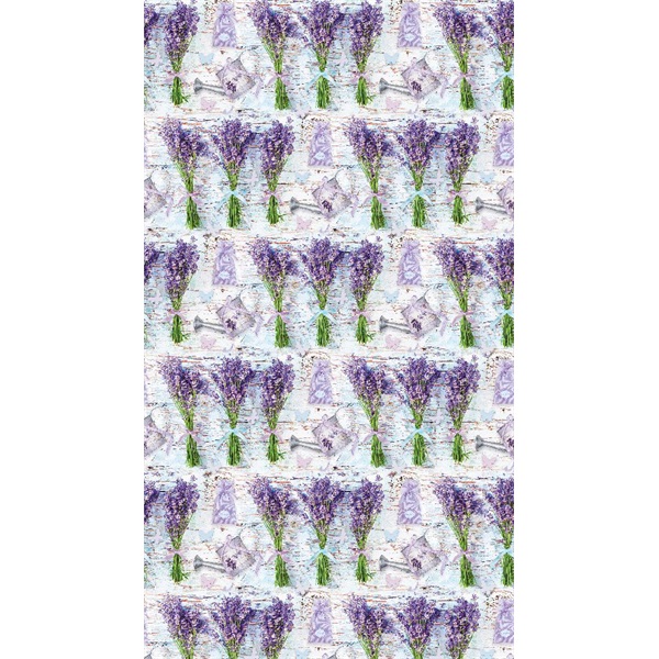 IRIS tekercses csomagoló papír, levendula, különböző mintákkal, 200x70cm, 60g/m2