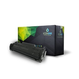 Iconink HP Q2612A Canon FX9  FX10  CRG-303  CRG-304 utángyártott 2000 oldal fekete toner