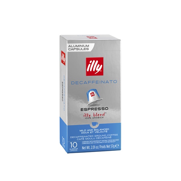 Illy NCC Espresso Decaffeinato koffeinmentes Nespresso kompatibilis 10 db kávékapszula