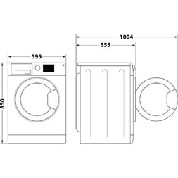 Indesit BDE 96436 EWSV EE mosó-szárítógép