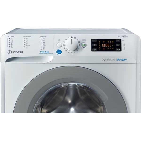 Indesit BWE 91485X WS EU N elöltöltős mosógép